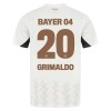 Conjunto (Camiseta+Pantalón Corto) Bayer 04 Leverkusen Alejandro Grimaldo 20 Segunda Equipación 2024-25 - Niño